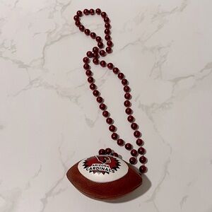 NFL Arizona Cardinals Football Beaded Necklace